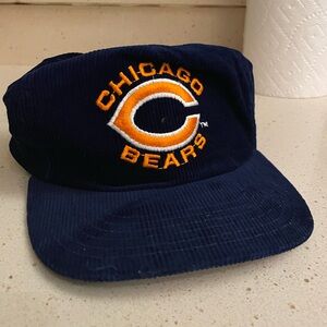 Vintage Chicago Bears Corduroy Snapback Hat